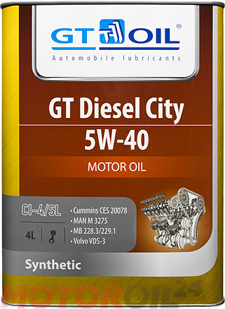 GT-OIL GT Diesel City 5W-40 preview 1