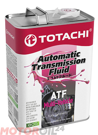 Трансмиссионное масло TOTACHI ATF Multi-Vechicle фото 1 Трансмиссионное масло TOTACHI ATF Multi-Vechicle preview 1