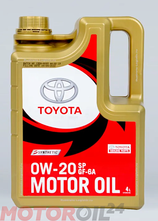 TOYOTA Motor Oil 0W-20 SP/GF-6A фото 1 TOYOTA Motor Oil 0W-20 SP/GF-6A preview 1