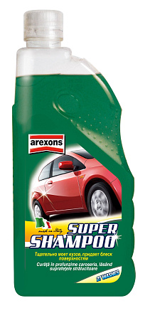 Суперконцентрированный автомобильный шампунь AREXONS Super Shampoo preview 1