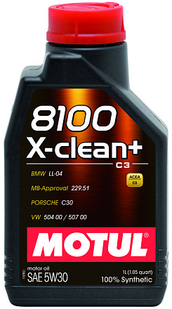 MOTUL 8100 X-clean+ 5W-30 preview 1