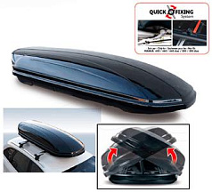 Автомобильный бокс MENABO Mania DUO 460 (198х79х37) 460 L (Черный глянец)