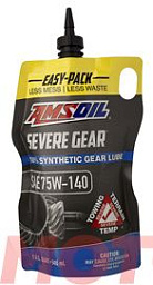 Трансмиссионное масло AMSOIL Severe Gear Synthetic Extreme Pressure (EP) Lubricant 75W-140