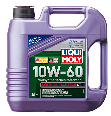 LIQUI MOLY Synthoil Race Tech GT1 10W-60 фото 1 LIQUI MOLY Synthoil Race Tech GT1 10W-60 preview 1