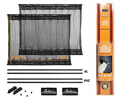 Шторка AIRLINE солнцезащитные раздвижные М ДхВ: 70х42-47см.