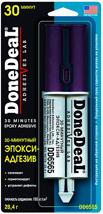 Прозрачный эпокси-адгезив в шприце DONE DEAL preview 1