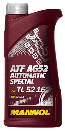 Трансмиссионное масло MANNOL ATF AG52 Automatic Special фото 1 Трансмиссионное масло MANNOL ATF AG52 Automatic Special preview 1