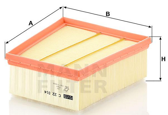 Воздушный фильтр MANN C22014 preview 2