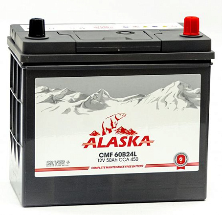 Аккумулятор ALASKA CMF 50 L 60B24 silver+ preview 1