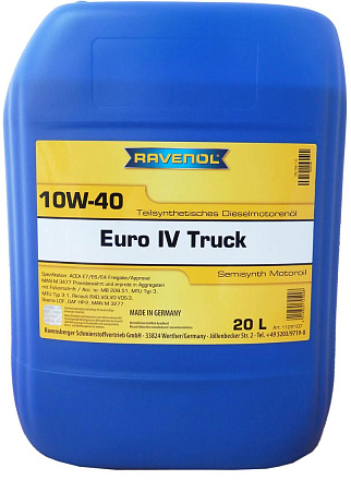 RAVENOL EURO IV Truck 10W-40 preview 1