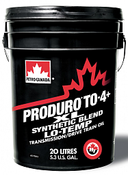 Трансмиссионное масло PETRO-CANADA Produro TO-4+ XL Synthetic Blend Low Temp
