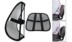 Поддержка спины AIRLINE анатомическая, черная