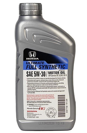 HONDA Ultimate Full Synthetic 5W-30 SP фото 2 HONDA Ultimate Full Synthetic 5W-30 SP preview 2