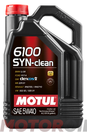 MOTUL 6100 Syn-Clean 5W-40 preview 1