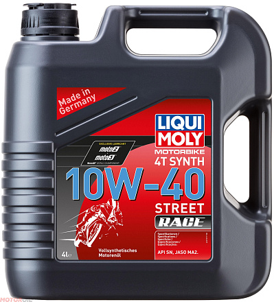 LIQUI MOLY Motorbike 4T Synth Street Race 10W-40 preview 1