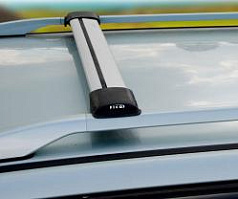 Багажник на рейлинги FICOPRO R-42 S (серебристый)