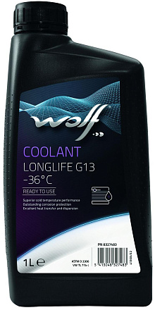 Антифриз готовый фиолетовый WOLF Coolant Longlife G13 -36°C  preview 1