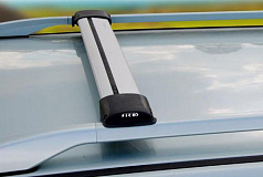 Багажник на рейлинги FICOPRO R-46 S (серебристый)