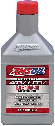 AMSOIL Synthetic ATV/UTV Motor Oil 10W-40 preview 1