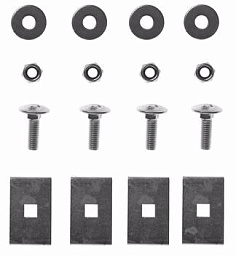 ATLANT  Комплект переходников для аэродинамических дуг (L=20 мм) для велокрепления и корзины