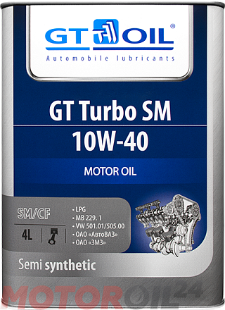 GT-OIL GT Turbo SM 10W-40 фото 1 GT-OIL GT Turbo SM 10W-40 preview 1