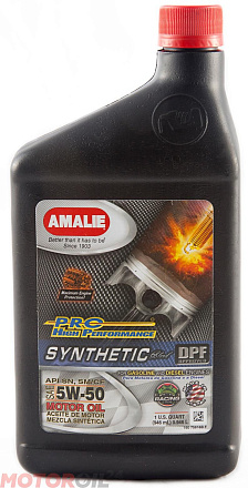AMALIE PRO High Performance Synthetic 5W-50 фото 1 AMALIE PRO High Performance Synthetic 5W-50 preview 1
