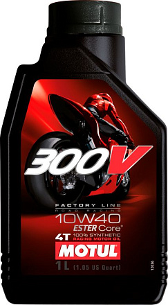 MOTUL 300V 4T Factory Line Road Racing 10W-40 preview 1