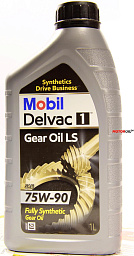 Трансмиссионное масло MOBIL Delvac 1 Gear Oil LS 75W-90