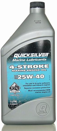 QUICKSILVER 4-Stroke Marine Engine Oil 25W-40 preview 1