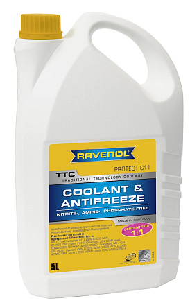Антифриз концентрат жёлтый RAVENOL TTC Protect C11 Concentrate фото 1 Антифриз концентрат жёлтый RAVENOL TTC Protect C11 Concentrate preview 1