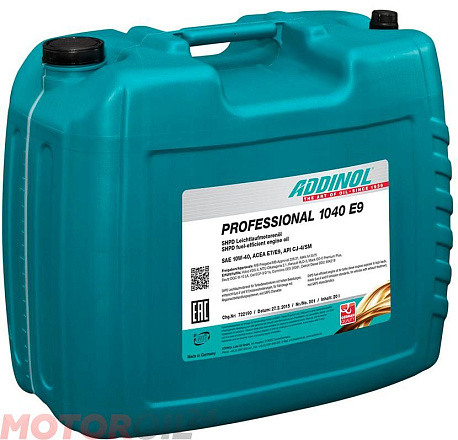 ADDINOL Professional 1040 E9 SAE 10W-40 фото 1 ADDINOL Professional 1040 E9 SAE 10W-40 preview 1