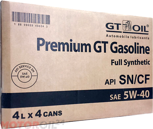 GT-OIL Premium GT Gasoline 5W-40 preview 1