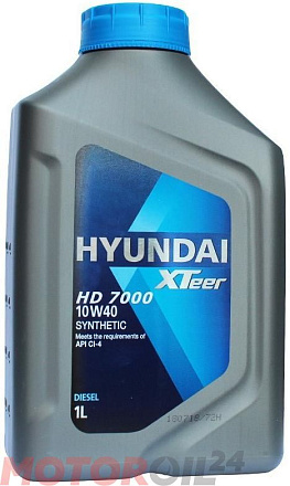HYUNDAI XTeer Diesel HD 7000 10W-40 CI-4 preview 1