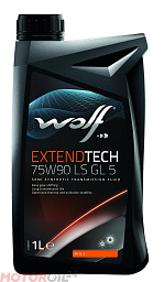 Трансмиссионное масло WOLF ExtendTech 75W-90 LS GL-5 