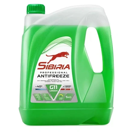 Антифриз зеленый SIBIRIA G11 preview 1