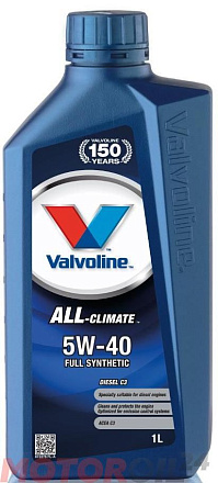 VALVOLINE All Climate Diesel 5W-40 C3 preview 1