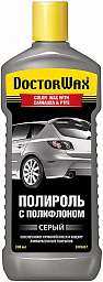 Цветная полироль с полифлоном DOCTOR WAX (серая)