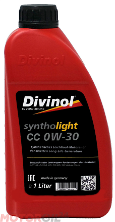 DIVINOL Syntholight CC 0W-30 фото 1 DIVINOL Syntholight CC 0W-30 preview 1