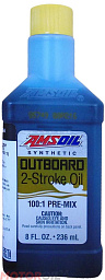 AMSOIL Outboard Synthetic 100:1 Pre-Mix 2-Stroke Oil