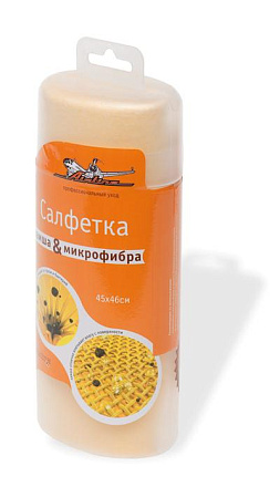 Салфетка AIRLINE из замши и микрофибры в тубе (45х46 см) preview 1