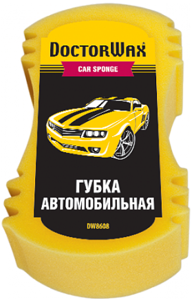Губка для мытья автомобиля DOCTOR WAX Auto Sponge 12х25х7см   preview 1