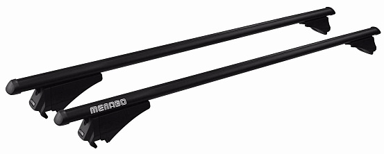 MENABO Багажник на интегрированный рейлинги TIGER Black 120 см (секретка) preview 1