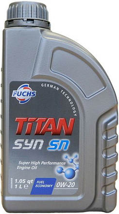 FUCHS Titan SYN SN 0W-20 фото 2 FUCHS Titan SYN SN 0W-20 preview 2