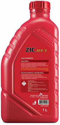 Трансмиссионное масло ZIC ATF 3 фото 2 Трансмиссионное масло ZIC ATF 3 preview 2