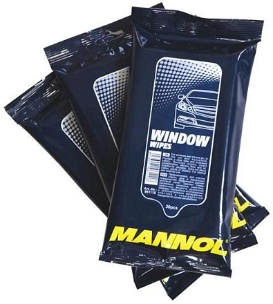 Салфетки для очистки стекол и зеркал MANNOL 9947 Window Wipes preview 1