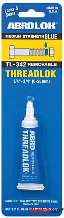 Фиксатор резьбы синий ABRO preview 2