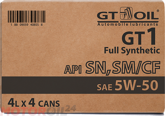 GT-OIL GT1 SAE 5W-50 preview 1