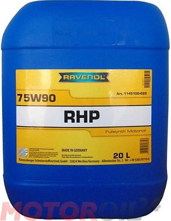 Трансмиссионное масло RAVENOL RHP Racing High Performance Gear 75W-90 фото 1 Трансмиссионное масло RAVENOL RHP Racing High Performance Gear 75W-90 preview 1