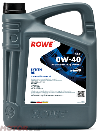 ROWE Hightec Synt RS 0W-40 preview 1