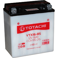 Аккумулятор TOTACHI MOTO YTX16-BS 16 а/ч R